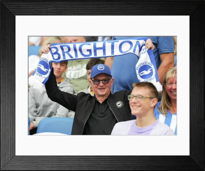 Framed Print : Brighton and Hove Albion v Fulham Premier League 16AUG25 Framed Print : Brighton and Hove Albion v Fulham Premier League 16AUG25