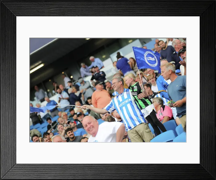 Framed Print : Brighton and Hove Albion v Fulham Premier League 16AUG25 Framed Print : Brighton and Hove Albion v Fulham Premier League 16AUG25