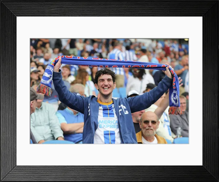 Framed Print : Brighton and Hove Albion v Fulham Premier League 16AUG25 Framed Print : Brighton and Hove Albion v Fulham Premier League 16AUG25