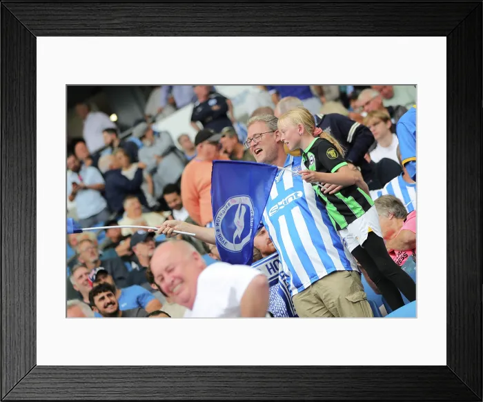 Framed Print : Brighton and Hove Albion v Fulham Premier League 16AUG25 Framed Print : Brighton and Hove Albion v Fulham Premier League 16AUG25