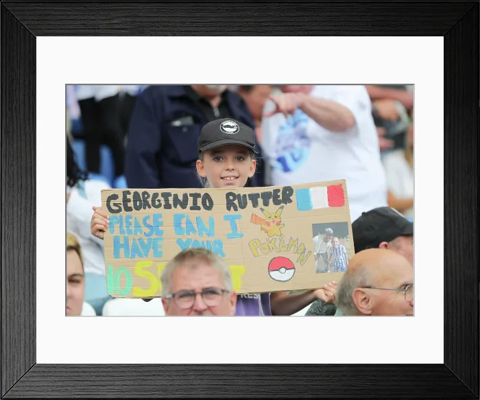 Framed Print : Brighton and Hove Albion v Fulham Premier League 16AUG25 Framed Print : Brighton and Hove Albion v Fulham Premier League 16AUG25