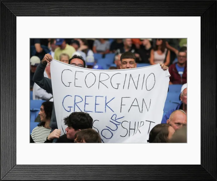 Framed Print : Brighton and Hove Albion v Fulham Premier League 16AUG25 Framed Print : Brighton and Hove Albion v Fulham Premier League 16AUG25