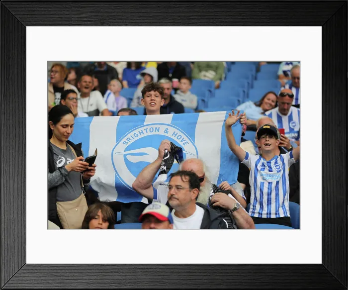 Framed Print : Brighton and Hove Albion v Fulham Premier League 16AUG25 Framed Print : Brighton and Hove Albion v Fulham Premier League 16AUG25