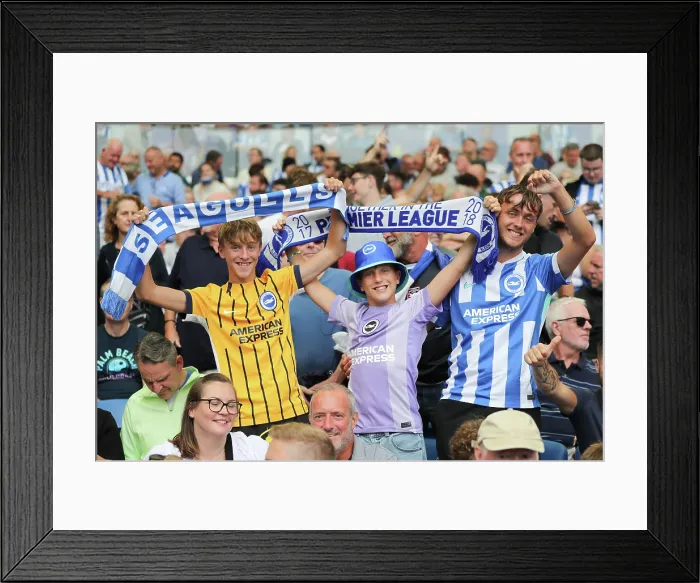 Framed Print : Brighton and Hove Albion v Fulham Premier League 16AUG25 Framed Print : Brighton and Hove Albion v Fulham Premier League 16AUG25