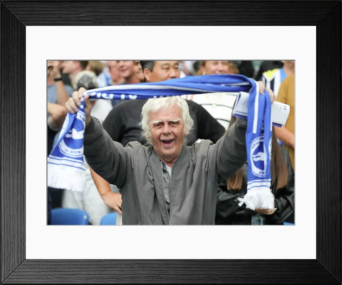 Framed Print : Brighton and Hove Albion v Fulham Premier League 16AUG25