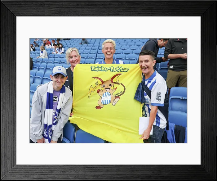 Framed Print : Brighton and Hove Albion v Fulham Premier League 16AUG25 Framed Print : Brighton and Hove Albion v Fulham Premier League 16AUG25