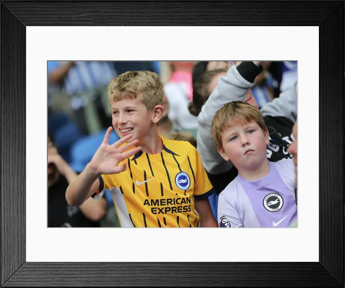 Framed Print : Brighton and Hove Albion v Fulham Premier League 16AUG25 Framed Print : Brighton and Hove Albion v Fulham Premier League 16AUG25