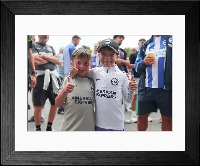 Framed Print : Brighton and Hove Albion v Fulham Premier League 16AUG25 Framed Print : Brighton and Hove Albion v Fulham Premier League 16AUG25