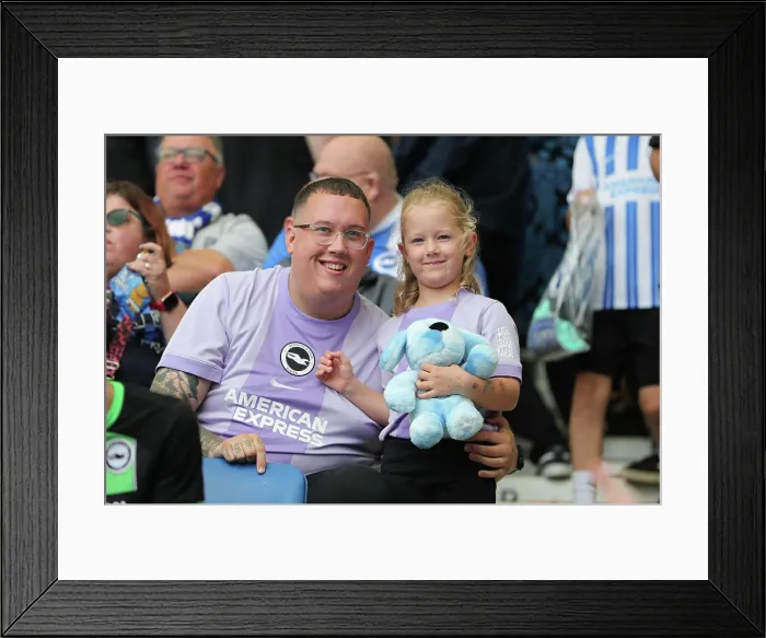 Framed Print : Brighton and Hove Albion v Fulham Premier League 16AUG25 Framed Print : Brighton and Hove Albion v Fulham Premier League 16AUG25