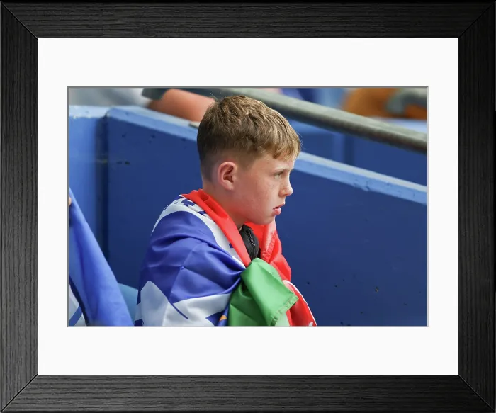 Framed Print : Brighton and Hove Albion v Fulham Premier League 16AUG25