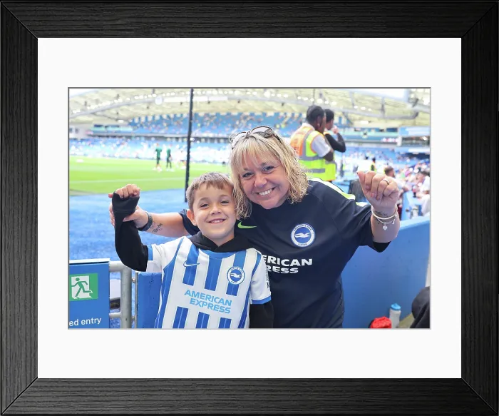 Framed Print : Brighton and Hove Albion v Fulham Premier League 16AUG25 Framed Print : Brighton and Hove Albion v Fulham Premier League 16AUG25