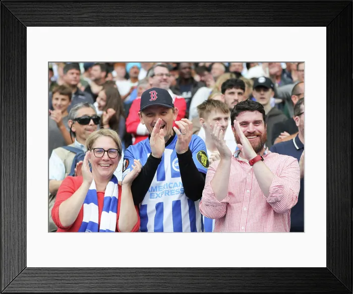 Framed Print : Brighton and Hove Albion v Fulham Premier League 16AUG25 Framed Print : Brighton and Hove Albion v Fulham Premier League 16AUG25