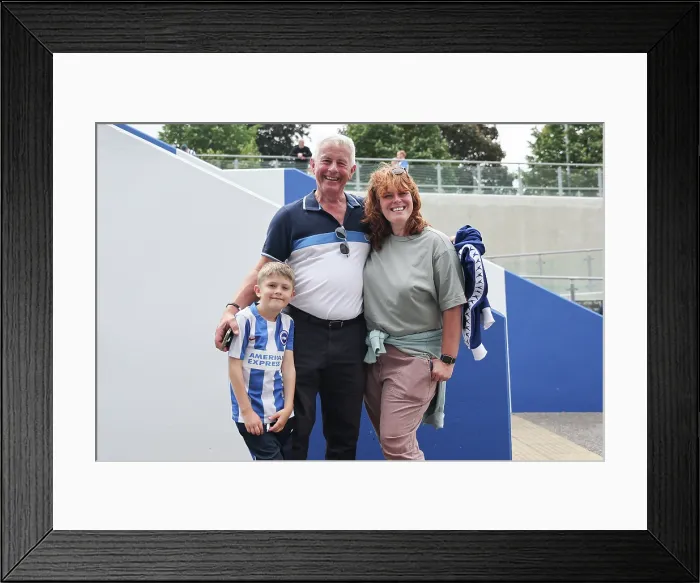 Framed Print : Brighton and Hove Albion v Fulham Premier League 16AUG25 Framed Print : Brighton and Hove Albion v Fulham Premier League 16AUG25