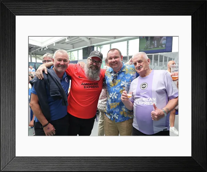 Framed Print : Brighton and Hove Albion v Fulham Premier League 16AUG25 Framed Print : Brighton and Hove Albion v Fulham Premier League 16AUG25
