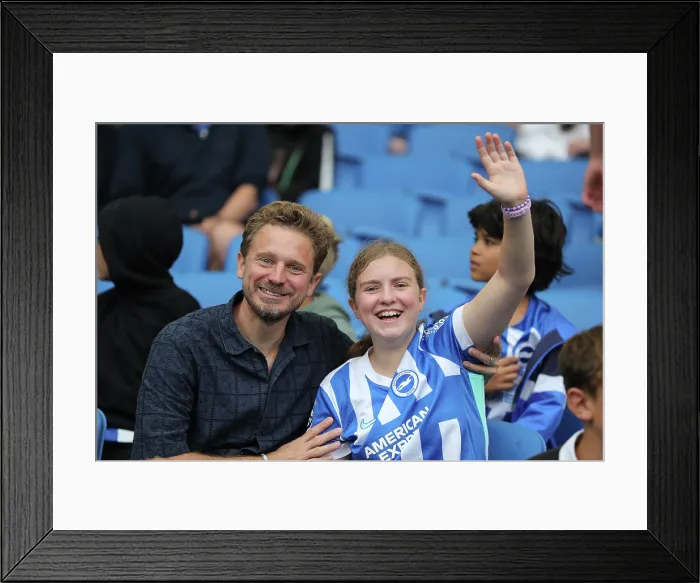 Framed Print : Brighton and Hove Albion v Fulham Premier League 16AUG25 Framed Print : Brighton and Hove Albion v Fulham Premier League 16AUG25
