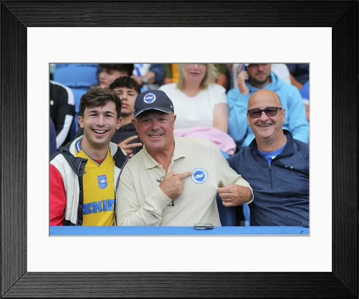 Framed Print : Brighton and Hove Albion v Fulham Premier League 16AUG25 Framed Print : Brighton and Hove Albion v Fulham Premier League 16AUG25