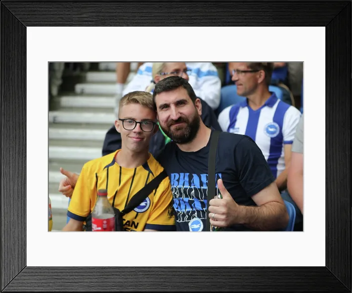 Framed Print : Brighton and Hove Albion v Fulham Premier League 16AUG25 Framed Print : Brighton and Hove Albion v Fulham Premier League 16AUG25