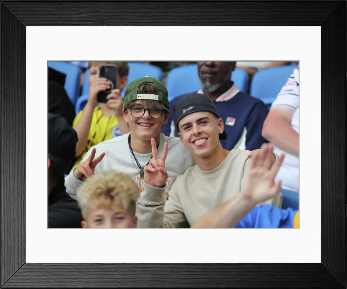 Framed Print : Brighton and Hove Albion v Fulham Premier League 16AUG25 Framed Print : Brighton and Hove Albion v Fulham Premier League 16AUG25
