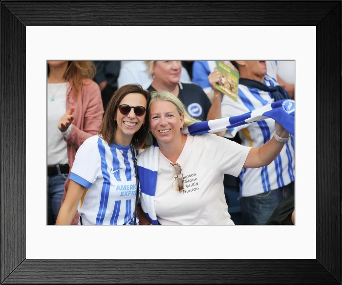 Framed Print : Brighton and Hove Albion v Fulham Premier League 16AUG25 Framed Print : Brighton and Hove Albion v Fulham Premier League 16AUG25