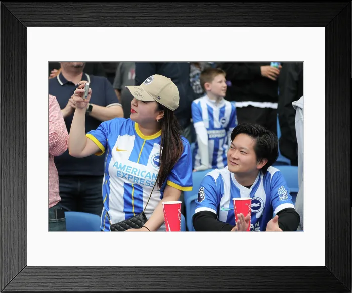 Framed Print : Brighton and Hove Albion v Fulham Premier League 16AUG25 Framed Print : Brighton and Hove Albion v Fulham Premier League 16AUG25