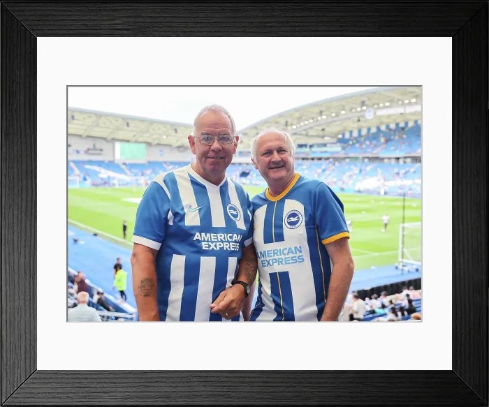 Framed Print : Brighton and Hove Albion v Fulham Premier League 16AUG25 Framed Print : Brighton and Hove Albion v Fulham Premier League 16AUG25