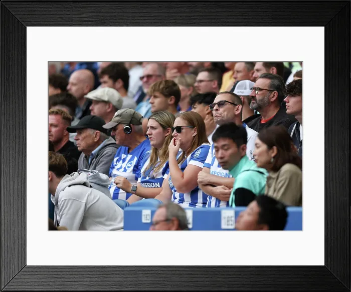 Framed Print : Brighton and Hove Albion v Fulham Premier League 16AUG25 Framed Print : Brighton and Hove Albion v Fulham Premier League 16AUG25