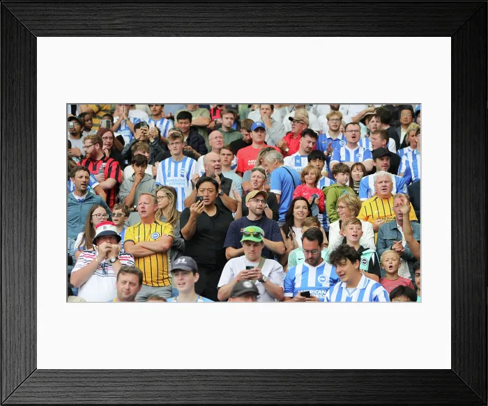 Framed Print : Brighton and Hove Albion v Fulham Premier League 16AUG25 Framed Print : Brighton and Hove Albion v Fulham Premier League 16AUG25