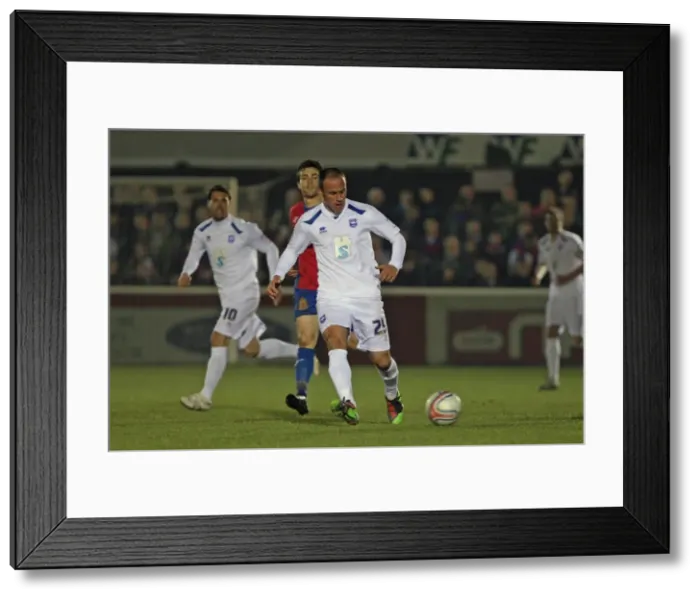 Framed Print : Brighton & Hove Albion: 2010-11 Away Game at Dagenham & Redbridge Framed Print : Brighton & Hove Albion: 2010-11 Away Game at Dagenham & Redbridge