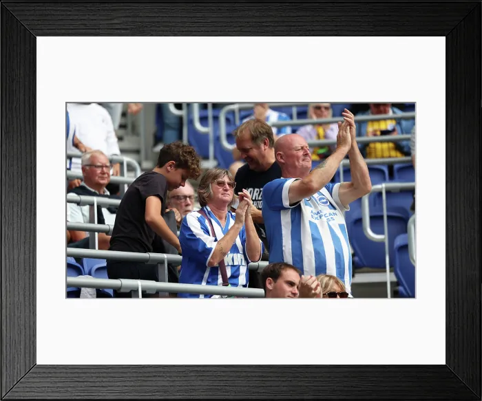 Framed Print : Everton v Brighton and Hove Albion Premier League 24AUG25