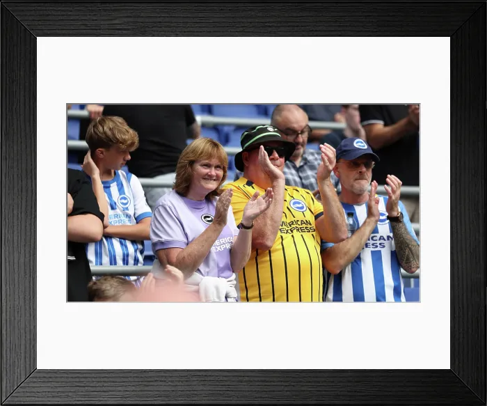 Framed Print : Everton v Brighton and Hove Albion Premier League 24AUG25