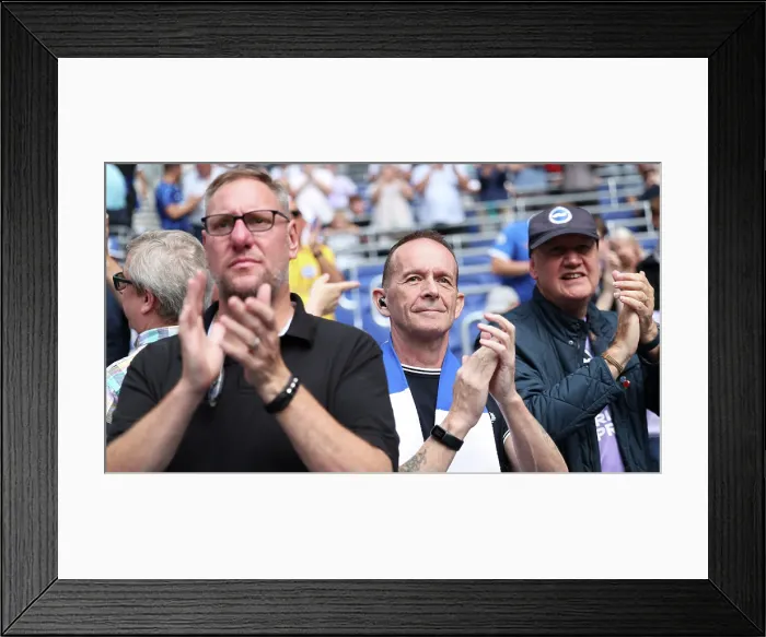 Framed Print : Everton v Brighton and Hove Albion Premier League 24AUG25