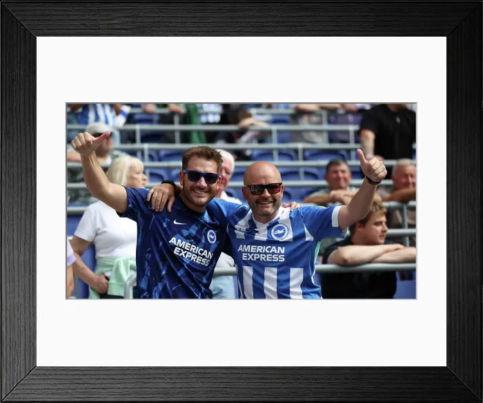 Framed Print : Everton v Brighton and Hove Albion Premier League 24AUG25