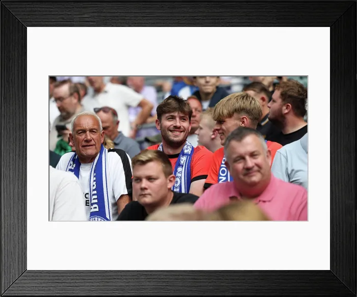 Framed Print : Everton v Brighton and Hove Albion Premier League 24AUG25