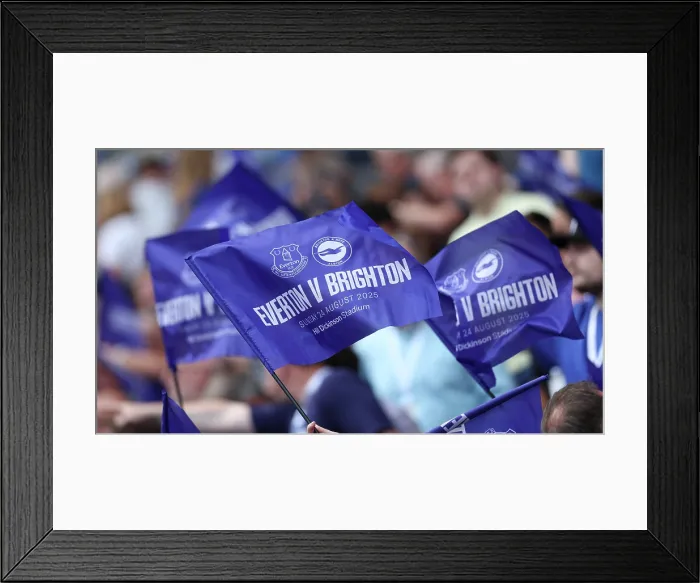 Framed Print : Everton v Brighton and Hove Albion Premier League 24AUG25 Framed Print : Everton v Brighton and Hove Albion Premier League 24AUG25