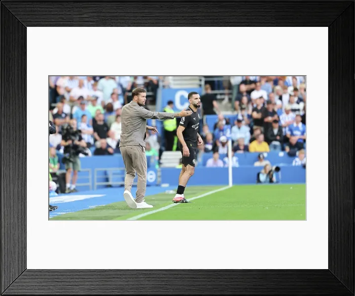 Framed Print : Brighton and Hove Albion v Manchester City Premier League 31AUG25 Framed Print : Brighton and Hove Albion v Manchester City Premier League 31AUG25