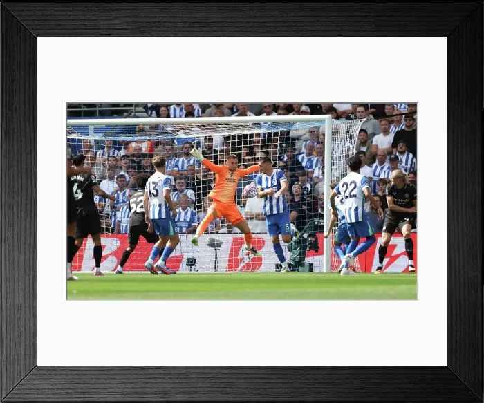 Framed Print : Brighton and Hove Albion v Manchester City Premier League 31AUG25 Framed Print : Brighton and Hove Albion v Manchester City Premier League 31AUG25