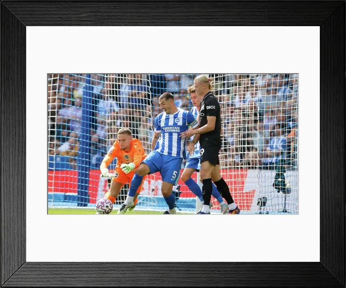 Framed Print : Brighton and Hove Albion v Manchester City Premier League 31AUG25 Framed Print : Brighton and Hove Albion v Manchester City Premier League 31AUG25