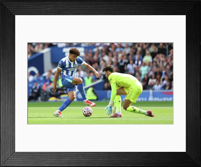 Framed Print : Brighton and Hove Albion v Manchester City Premier League 31AUG25 Framed Print : Brighton and Hove Albion v Manchester City Premier League 31AUG25
