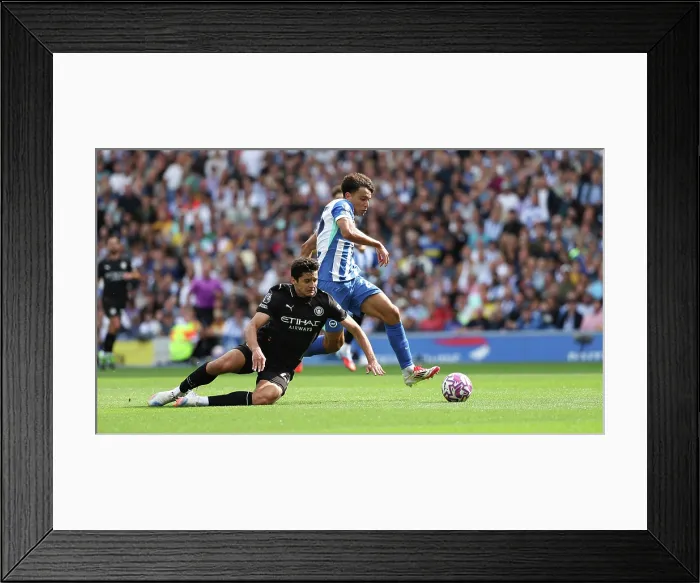 Framed Print : Brighton and Hove Albion v Manchester City Premier League 31AUG25 Framed Print : Brighton and Hove Albion v Manchester City Premier League 31AUG25