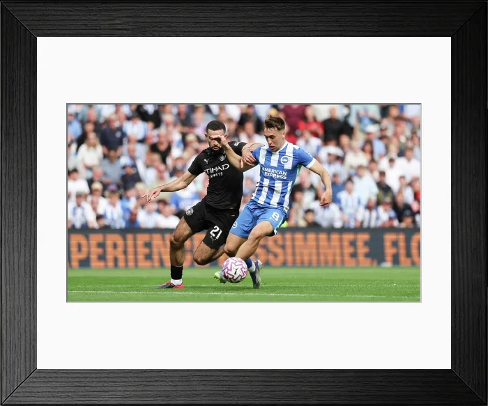 Framed Print : Brighton and Hove Albion v Manchester City Premier League 31AUG25 Framed Print : Brighton and Hove Albion v Manchester City Premier League 31AUG25