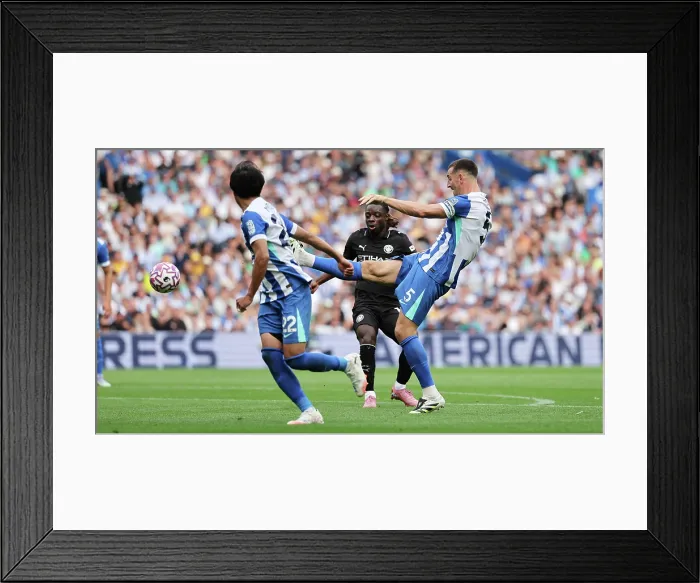 Framed Print : Brighton and Hove Albion v Manchester City Premier League 31AUG25 Framed Print : Brighton and Hove Albion v Manchester City Premier League 31AUG25