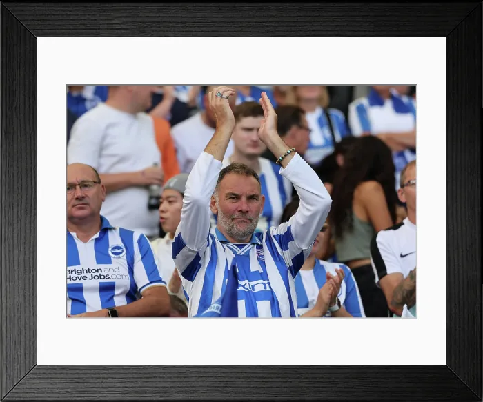 Framed Print : Brighton and Hove Albion v Manchester City Premier League 31AUG25 Framed Print : Brighton and Hove Albion v Manchester City Premier League 31AUG25