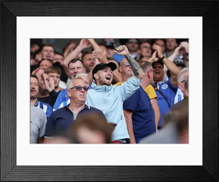 Framed Print : Brighton and Hove Albion v Manchester City Premier League 31AUG25 Framed Print : Brighton and Hove Albion v Manchester City Premier League 31AUG25