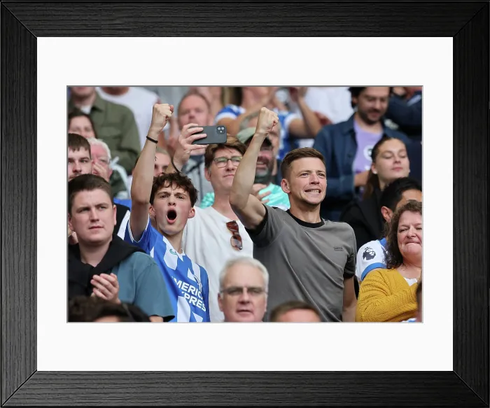 Framed Print : Brighton and Hove Albion v Manchester City Premier League 31AUG25 Framed Print : Brighton and Hove Albion v Manchester City Premier League 31AUG25