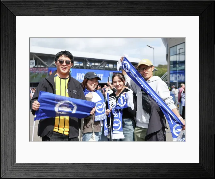 Framed Print : Brighton and Hove Albion v Manchester City Premier League 31AUG25 Framed Print : Brighton and Hove Albion v Manchester City Premier League 31AUG25