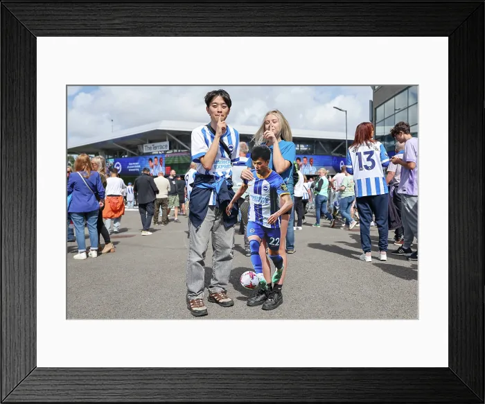 Framed Print : Brighton and Hove Albion v Manchester City Premier League 31AUG25 Framed Print : Brighton and Hove Albion v Manchester City Premier League 31AUG25
