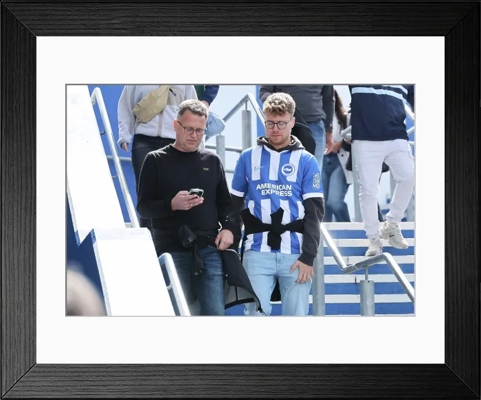Framed Print : Brighton and Hove Albion v Manchester City Premier League 31AUG25 Framed Print : Brighton and Hove Albion v Manchester City Premier League 31AUG25