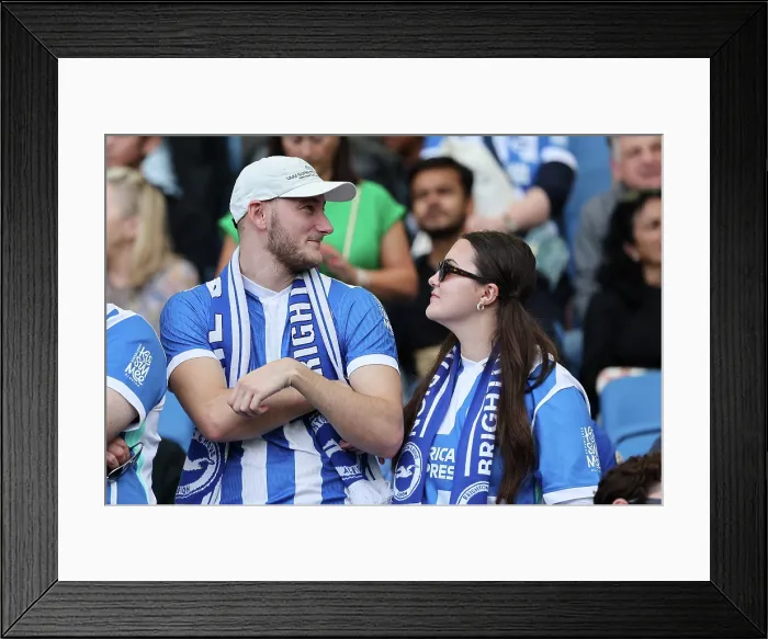 Framed Print : Brighton and Hove Albion v Manchester City Premier League 31AUG25 Framed Print : Brighton and Hove Albion v Manchester City Premier League 31AUG25