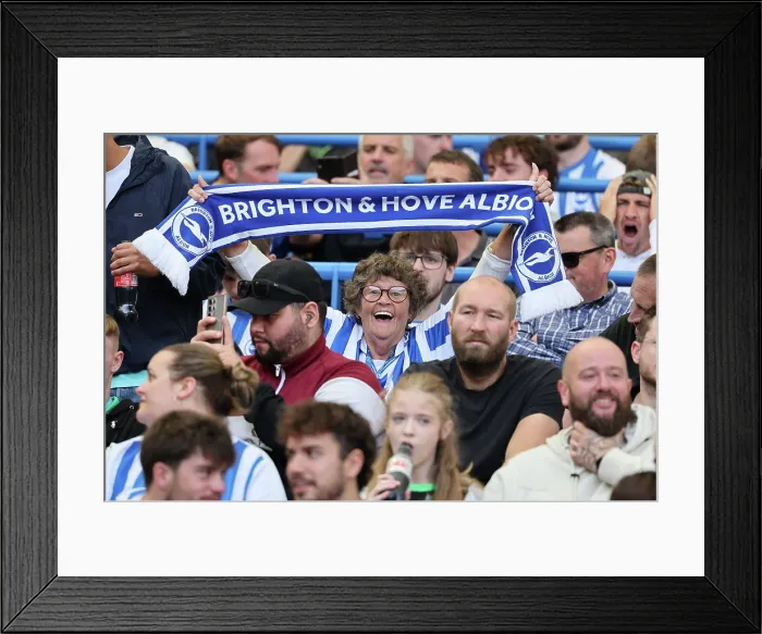 Framed Print : Brighton and Hove Albion v Manchester City Premier League 31AUG25 Framed Print : Brighton and Hove Albion v Manchester City Premier League 31AUG25