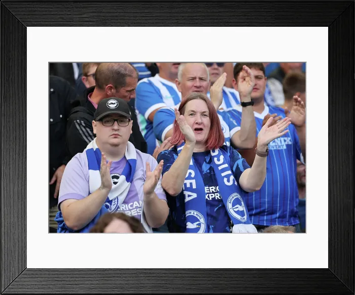Framed Print : Brighton and Hove Albion v Manchester City Premier League 31AUG25 Framed Print : Brighton and Hove Albion v Manchester City Premier League 31AUG25